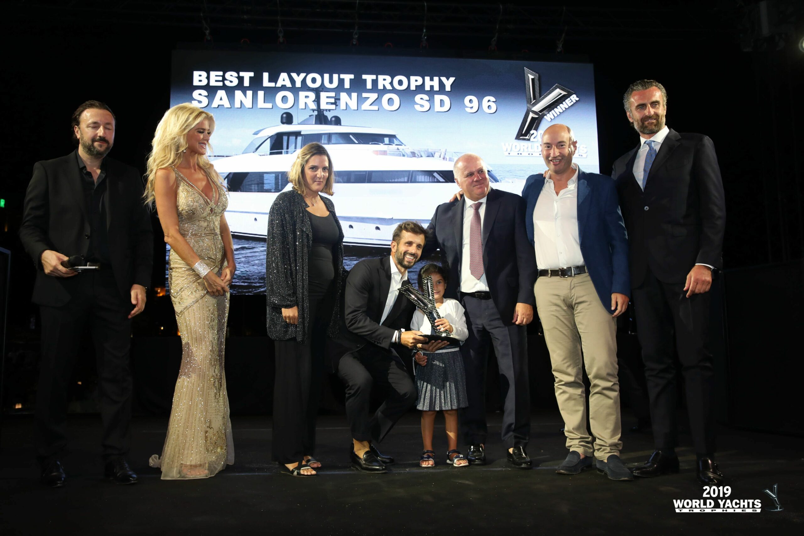 Sanlorenzo SD96 & 64Steel winners of the World Yachts Trophies 2019