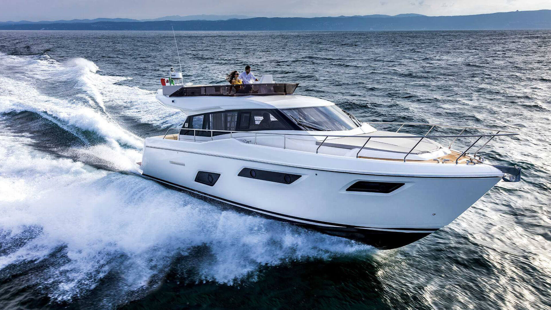 Ferretti 450 launch at Cannes Yachting Festival 2016