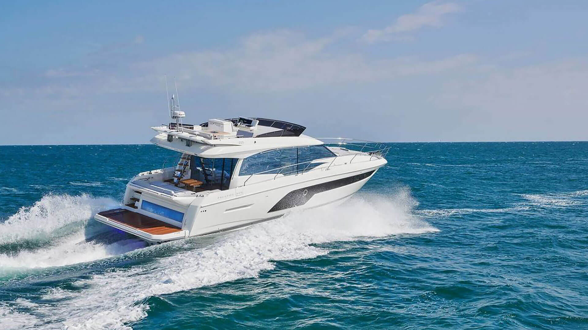 New model Prestige Yachts