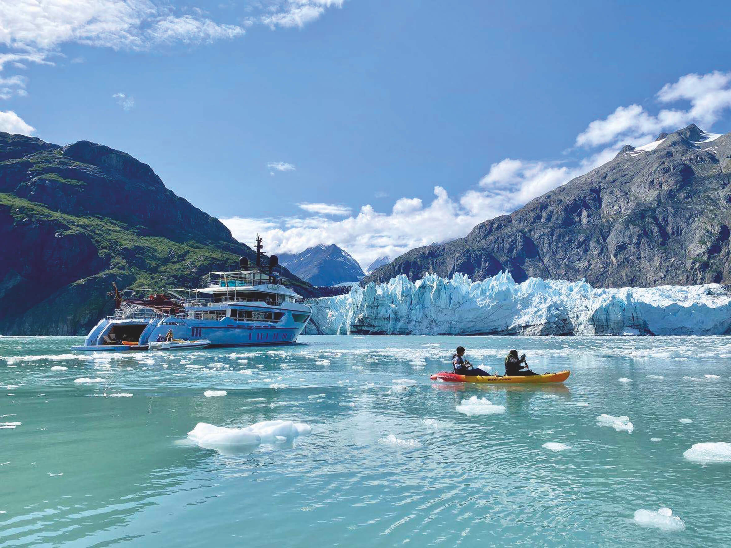 An adventure in the land of ice on board the Sanlorenzo 500Exp